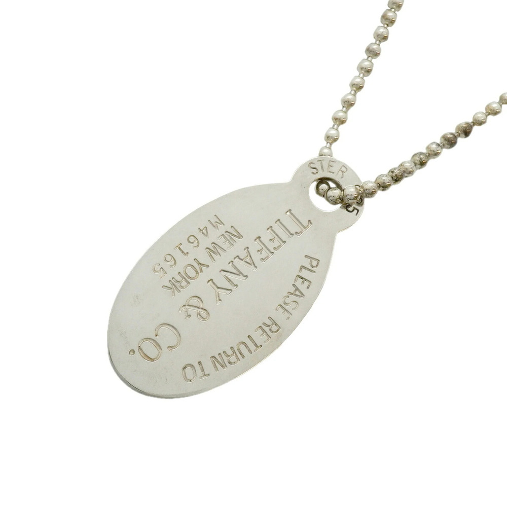 Tiffany & Co. Return to Oval Sterling Silver Necklace for Women